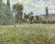 Claude Monet Across the Meadow oil painting